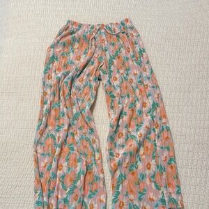 ZARA kids Floral Pleated Pants ( size 9)